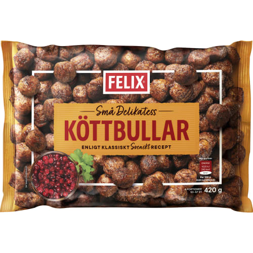 Köttbullar Små Delikatess Frysta