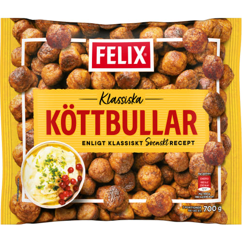 Köttbullar Klassiska Frysta