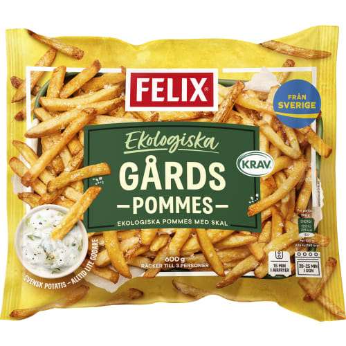 Gårdspommes Ekologiska Frysta