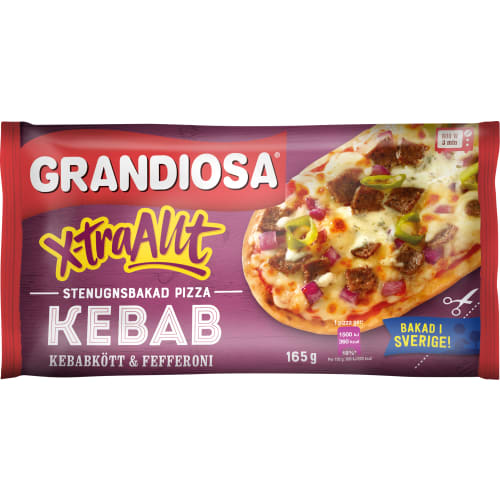 Kebab X-tra Allt Pizza Fryst