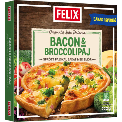 Felix Bacon Broccoli Paj Fryst/1 Port