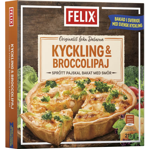 Kycklingpaj med Broccoli Fryst/1 Port