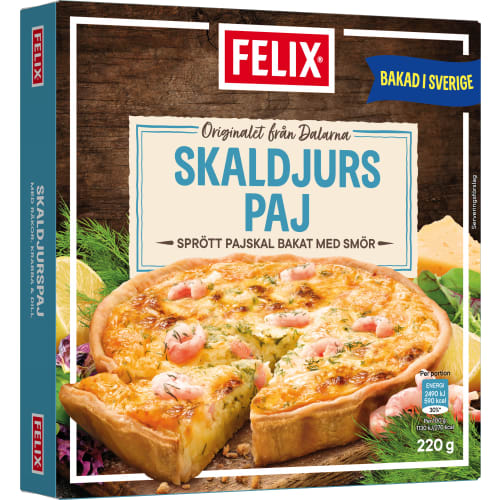 Felix Skaldjurspaj Fryst/1 Port