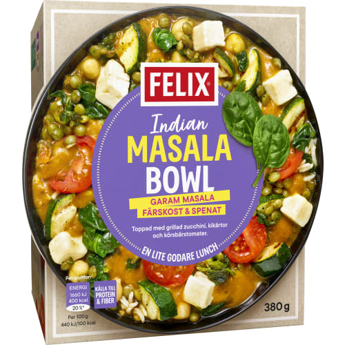 Felix Palak Bowl Indisk Fryst/1 Port