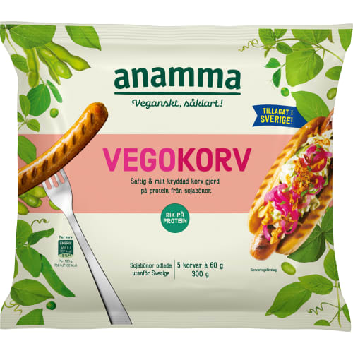 Vegokorv Fryst
