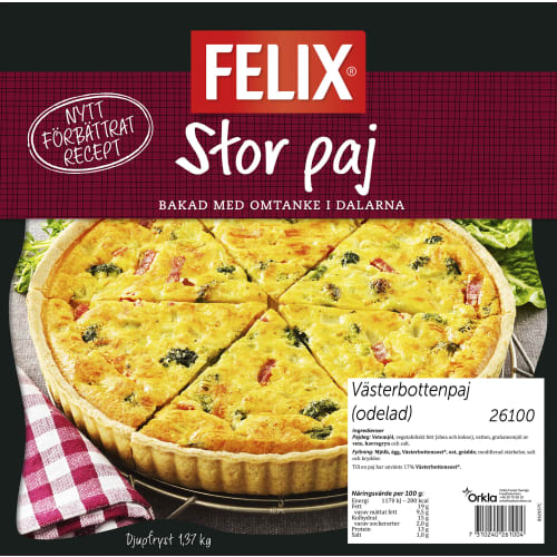 Västerbotten Paj Fryst/ Odelad