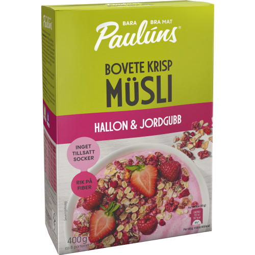 Hallon Jordgubb Supermüsli