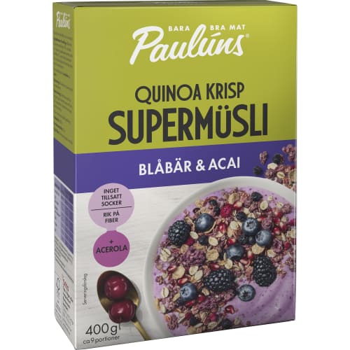 Blåbär Acai Supermüsli