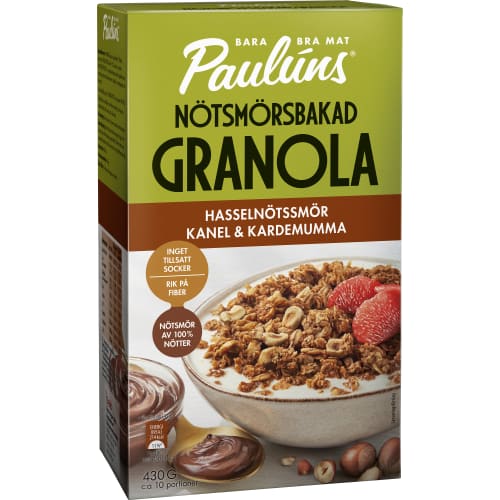 Kanel Kardemum Granola Nötsmörsbakad