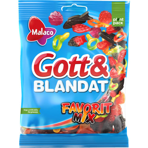 Favoritmix Gott & Blandat
