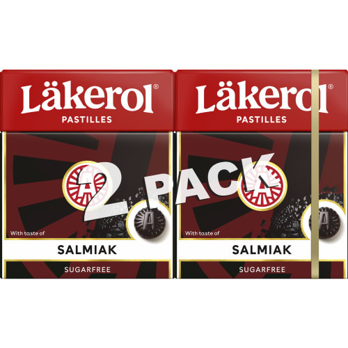 Salmiak Halstablett 2-pack