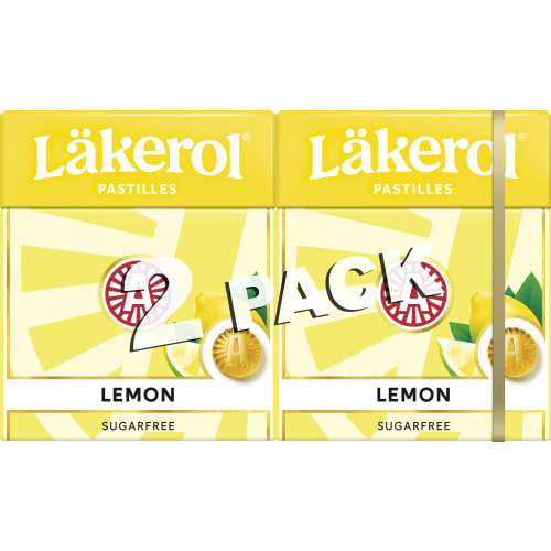 Lemon Halstablett 2-pack