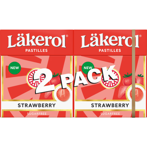 Strawberry Classic Halstablett 2-pack
