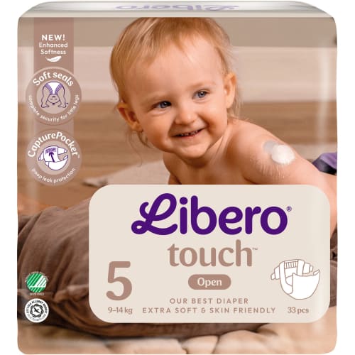 Touch 5 9-14kg Tejpblöjor