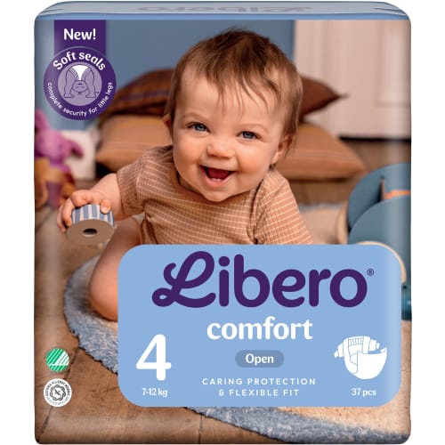 Comfort 4 7-12kg Öppna Blöjor