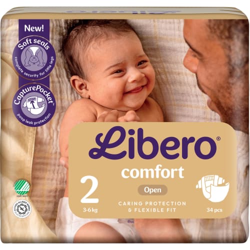Comfort 2 3-6kg Tejpblöjor
