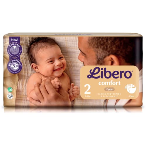 Comfort2 3-6kg Öppna Blöjor