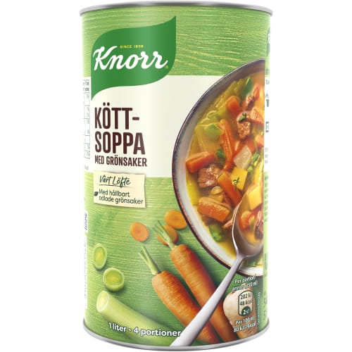 Köttsoppa med Grönsaker 4 Port