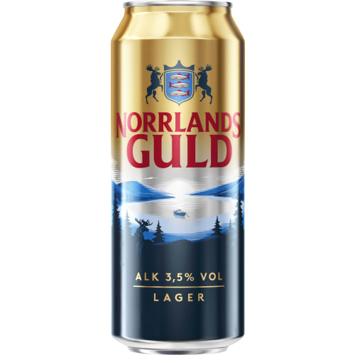Norrlands Guld Lager 3,5% Folköl Burk