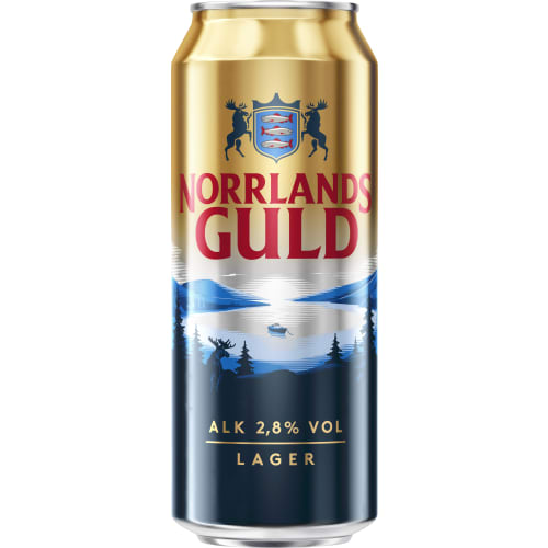 Norrlands Guld Lager 2,8% Folköl Burk