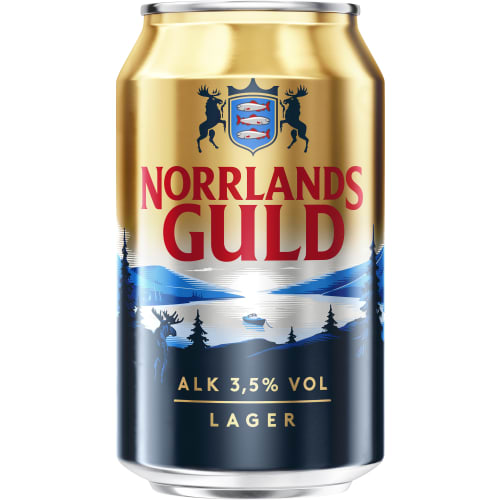 Norrlands Guld Lager 3,5% Folköl Burk