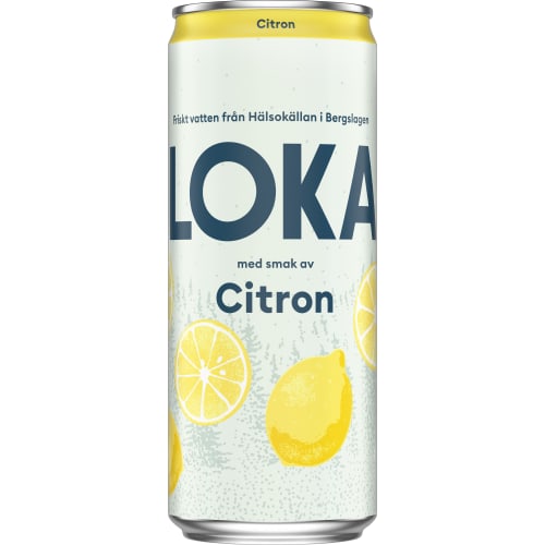 Citron Kolsyrat Vatten Burk