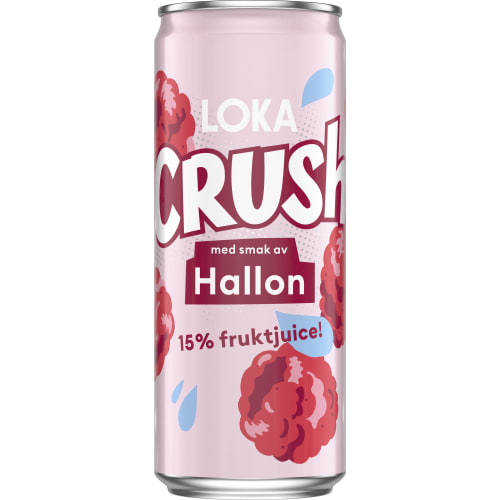 Hallon Crush Läsk Burk