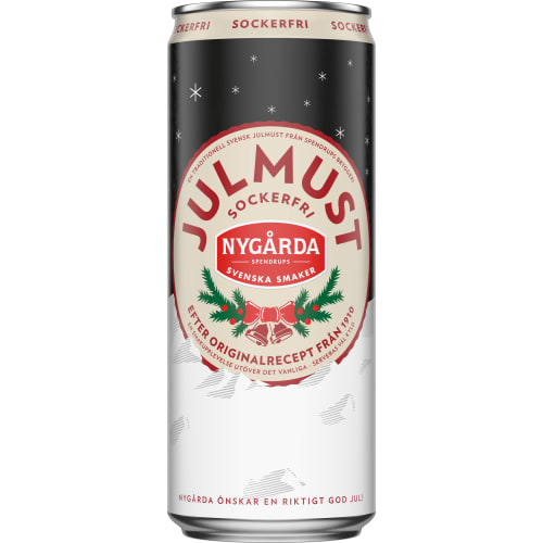 Julmust Sockerfri Läsk, Burk