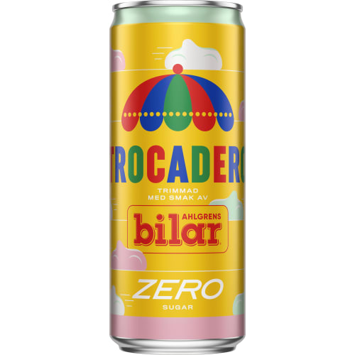 Trocadero Bilar Zero Läsk Burk