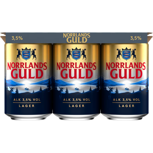 Norrlands Guld Lager 3,5% Folköl Burk