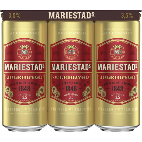 Julebrygd 3.5% Folköl Burk