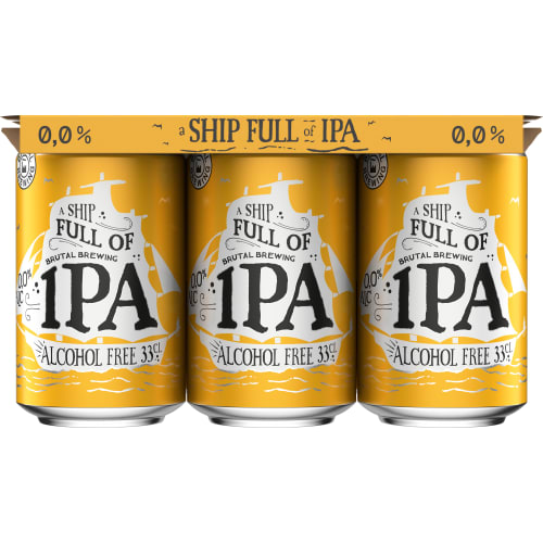 Ship Full Of Ipa Alkfri Öl Burk
