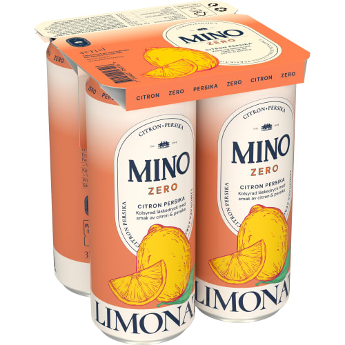 Limonata Citron Persika Läsk Burk