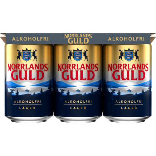 Norrlands Guld Lager 0,5% Alkoholfri Burk