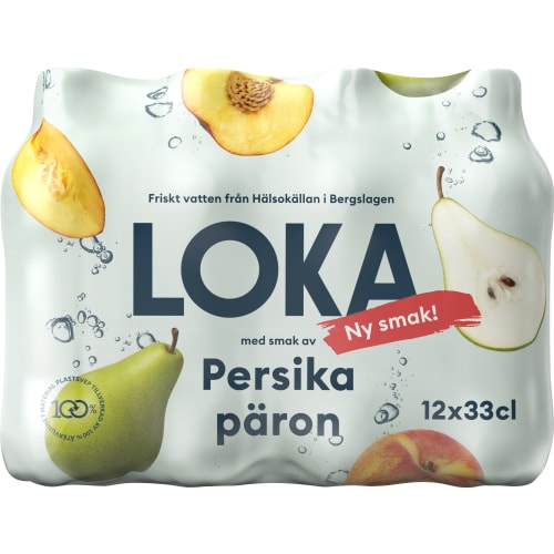 Persika Päron Kolsyrat Vatten, Pet