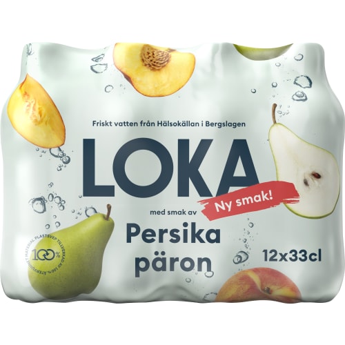 Persika Päron Kolsyrat Vatten Pet