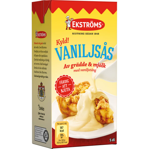 Kyld Vaniljsås Grädde & Mjölk