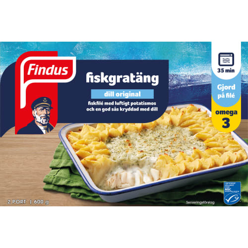 Fiskgratäng Dill Fryst