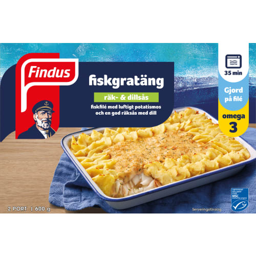 Fiskgratäng Räkor & Dill Fryst