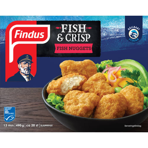 Fish & Crisp Nuggets Frysta/ca. 20-pack