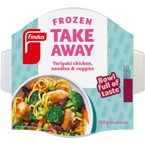 Kyckling Teriyaki/nudlar/grön