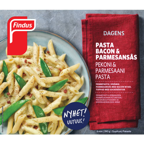 Pasta Bacon & Parmesansås Fryst/1 Port