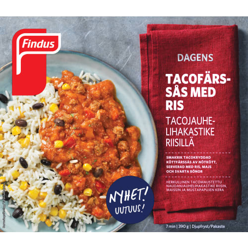 Tacofärssås med Ris Fryst/1 Port