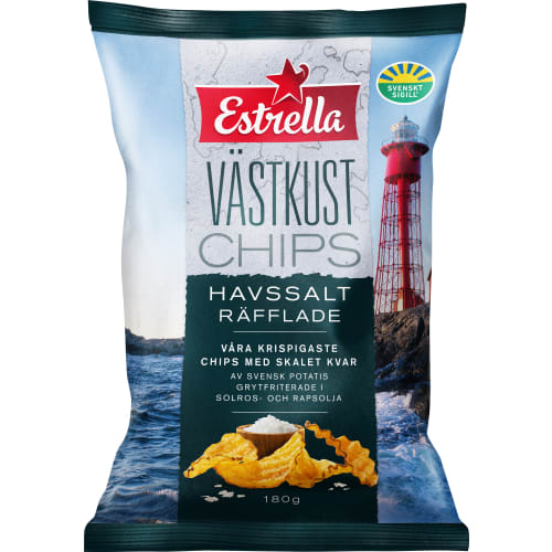 Havssalt Räfflade Västkustchips