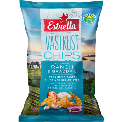 Ranch Gräddfil Västkustchips