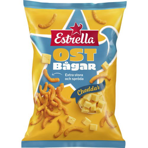 Ostbågar Cheddar Extra Stora