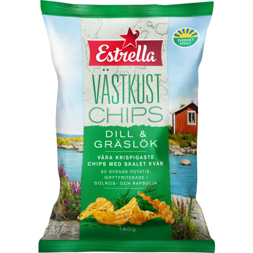 Dill & Gräslök Västkustchips