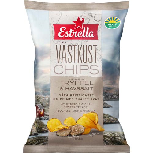 Tryffel Havs Salt Västkustchips