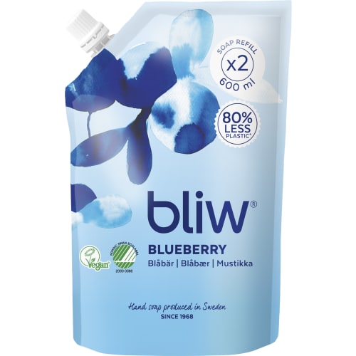 Blueberry Blåbär Refill Refill Hand Tvål