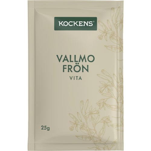 Vitt Vallmofrö Påse